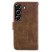 Tecno Camon 40 Little Tiger Embossed Leather Case - Brown - 4