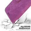 Tecno Camon 40 Rose Red Little Tiger Embossed Leather Phone Case - 7