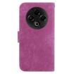 Tecno Spark 30 4G Rose Red Little Tiger Embossed Leather Case - 4