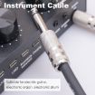 Mono 6.35mm Male to Male Electric Guitar Audio Cable 1.8m - 3045GR - 6