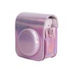 FUJIFILM instax mini 12 Pink Leather Camera Bag with Strap - 5
