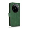 Xiaomi 14 Ultra Green Magnetic Flip Leather Phone Case - Skin Feel - 3
