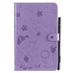 Samsung Galaxy Tab A8.0 T387 Purple Leather Case with Holder & Slots - 2