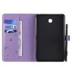 Samsung Galaxy Tab A8.0 T387 Purple Leather Case with Holder & Slots - 4
