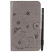 Samsung Galaxy Tab A7.0 (2016) T280 Grey Leather Case with Card Slots - 2