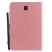Samsung Galaxy Tab A8.0 T350 Pink Leather Case with Holder & Card Slots - 3