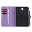 Samsung Galaxy Tab A8.0 T350 Purple Leather Case with Holder & Slots - 4