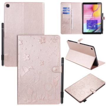 Samsung Galaxy Tab A9.7 T550 Rose Gold Shockproof Leather Case - 1
