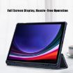 Samsung Galaxy Tab S9+ Dark Blue Acrylic 3-Fold Smart Leather Case - 4
