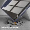 Samsung Galaxy Tab S9+ Dark Blue Acrylic 3-Fold Smart Leather Case - 6