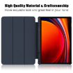 Samsung Galaxy Tab S9+ Dark Blue Acrylic 3-Fold Smart Leather Case - 7