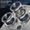 iPhone 15/15 Plus MOMAX Eagle Eye Lens Glass Film - Silver Cover - 4