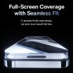 iPhone 15 Baseus Sapphire Dustproof Peep-proof Tempered Glass Film - 9
