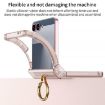Samsung Galaxy Z Flip7 5G Silicone Case with Ring Holder - Transparent Orange - 5