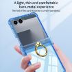 Samsung Galaxy Z Flip7 5G Silicone Case with Ring Holder - Transparent - 4
