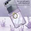 Samsung Galaxy Z Flip7 5G Silicone Case with Ring Holder - Transparent - 8