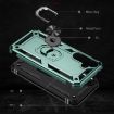 Samsung Galaxy A35 5G Shockproof TPU + PC Case with Holder - Dark Green - 3