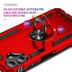 Samsung Galaxy A06 4G Shockproof Red TPU + PC Case with Holder - 5