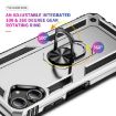 Samsung Galaxy A06 Shockproof Silver TPU + PC Case with Holder - 5