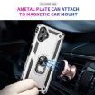 Samsung Galaxy A06 Shockproof Silver TPU + PC Case with Holder - 6