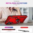 Samsung Galaxy A16 5G Shockproof Red TPU + PC Case with Holder - 4