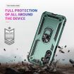 Samsung Galaxy A16 5G Shockproof TPU + PC Case with Holder - Dark Green - 7