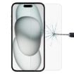 iPhone 15/15 Pro Tempered Glass Film 0.26mm 9H 2.5D Screen Protector - 1
