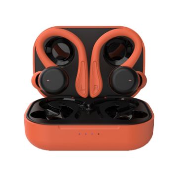 T&G T40 TWS IPX6 Waterproof Wireless Earphones with Charging Box Orange - 1