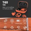 T&G T40 TWS IPX6 Waterproof Wireless Earphones with Charging Box White - 2