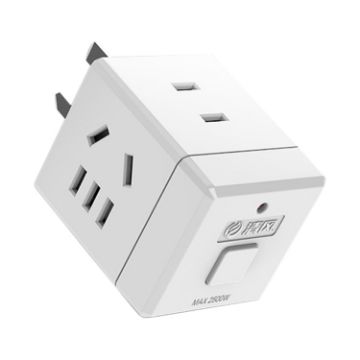 KYFEN USB Smart Mini Multi-function Fast Charging Socket - White - 1