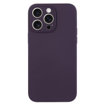 iPhone 15 Pro Max Berry Purple Liquid Silicone Phone Case - 1