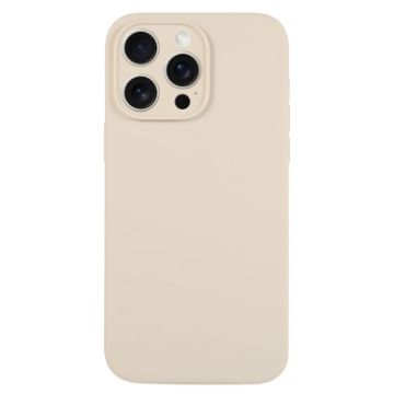 iPhone 15 Pro Antique White Liquid Silicone Phone Case - 1