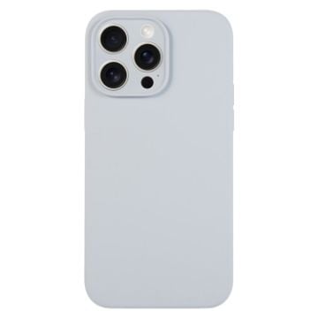 iPhone 15 Pro Grey Blue Liquid Silicone Phone Case - 1