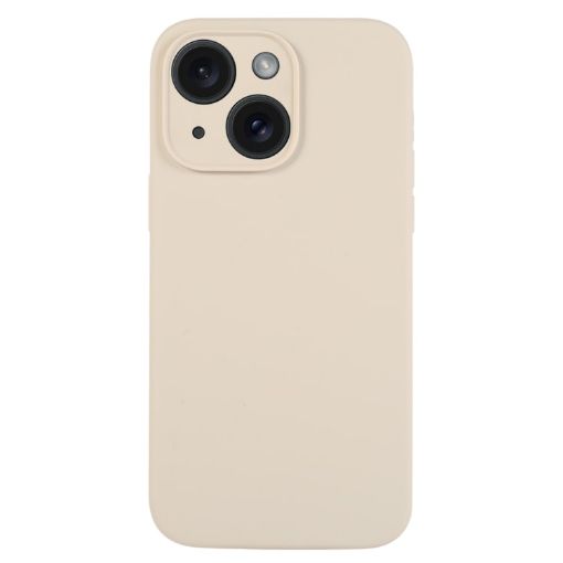 iPhone 15 Plus Antique White Liquid Silicone Phone Case - 1