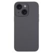 iPhone 15 Plus Charcoal Black Liquid Silicone Phone Case - 1