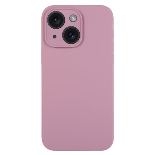 iPhone 15 Black Currant Liquid Silicone Phone Case - Pure Color - 1