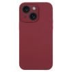 iPhone 15 Plum Liquid Silicone Phone Case - Pure Color Fine Pore - 1
