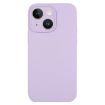 iPhone 14 Lilac Purple Liquid Silicone Phone Case - Pure Color - 1