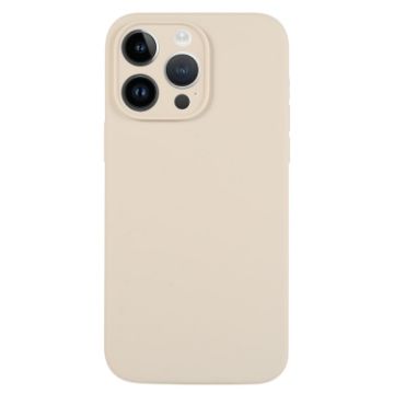 iPhone 14 Pro Max Antique White Liquid Silicone Phone Case - 1