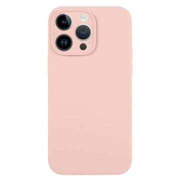 iPhone 14 Pro Max Sand Pink Liquid Silicone Phone Case - 1