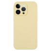iPhone 13 Pro Max Creamy Yellow Liquid Silicone Phone Case - 1