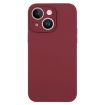 iPhone 13 Plum Liquid Silicone Phone Case - Pure Color Fine Pore - 1