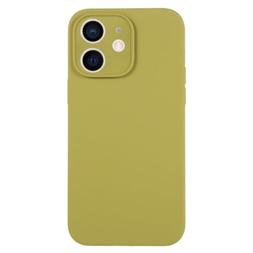 iPhone 12 Willow Green Liquid Silicone Phone Case - Pure Color - 1