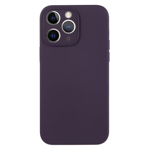 iPhone 11 Pro Max Berry Purple Liquid Silicone Phone Case - 1