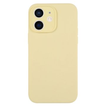 iPhone 11 Creamy Yellow Liquid Silicone Phone Case - 1