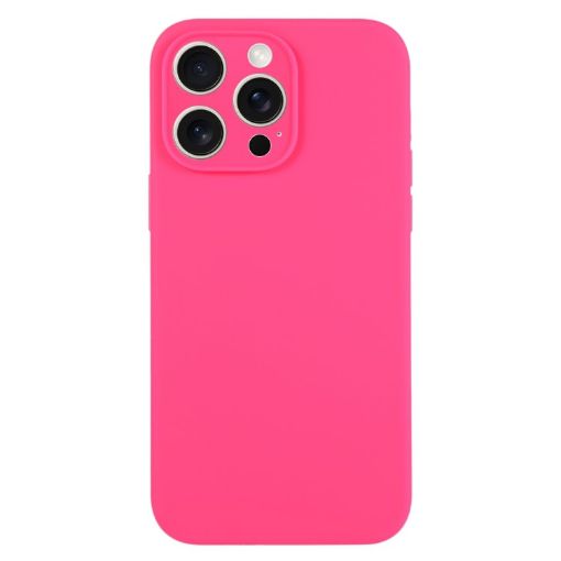 iPhone 16 Pro Max Fresh Pink Liquid Silicone Phone Case - 1