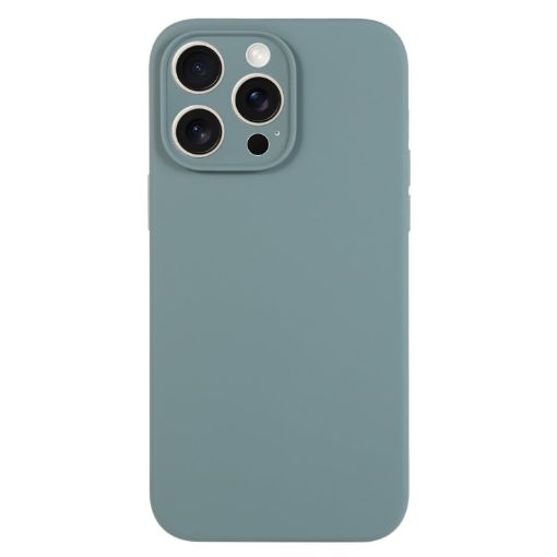 iPhone 16 Pro Pine Needle Green Liquid Silicone Phone Case - 1