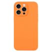 iPhone 16 Pro Orange Liquid Silicone Phone Case - Pure Color - 1
