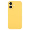 iPhone 16 Plus Yellow Liquid Silicone Phone Case - Pure Color - 1