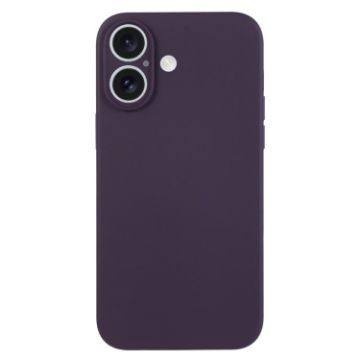 iPhone 16 Berry Purple Liquid Silicone Phone Case - 1